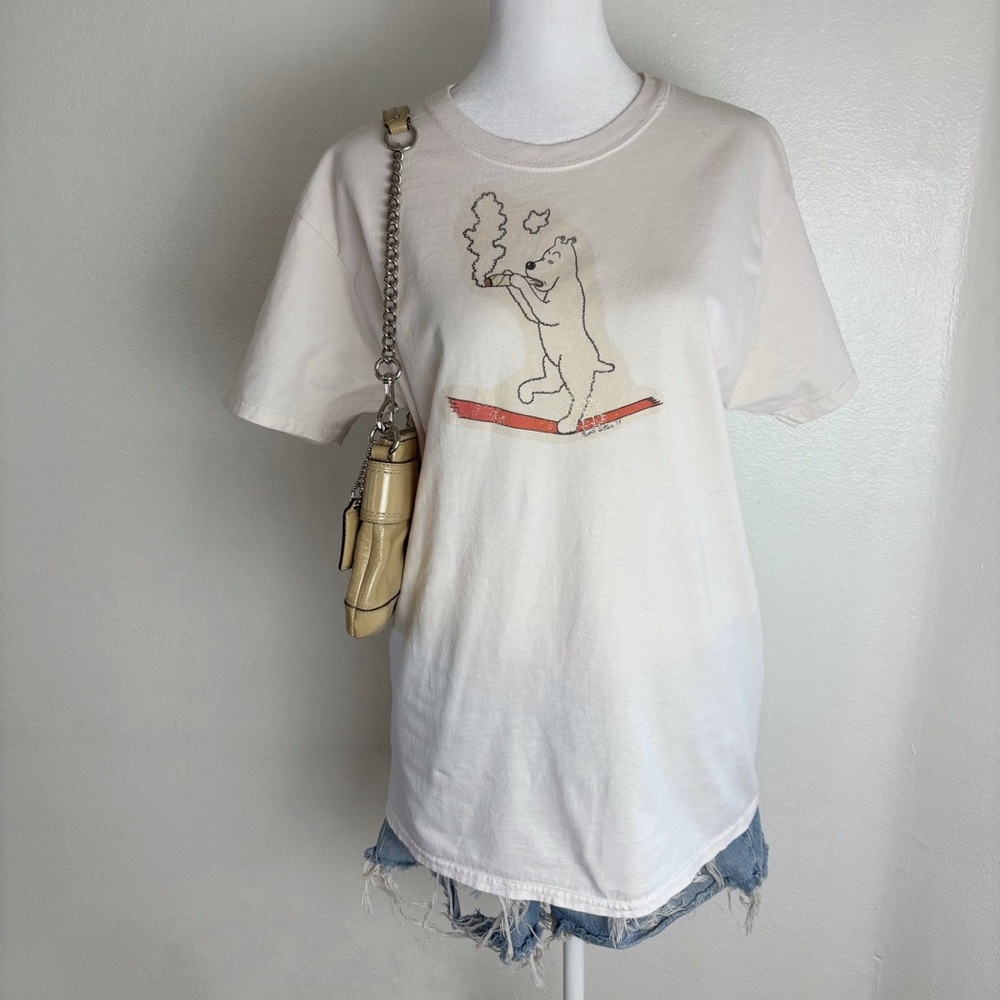 Tintin “Les Hippies de L’Oregon” Graphic Tee - Size M